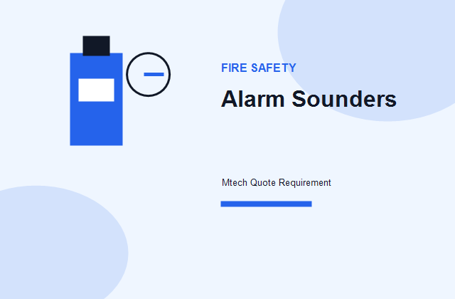 Alarm Sounders