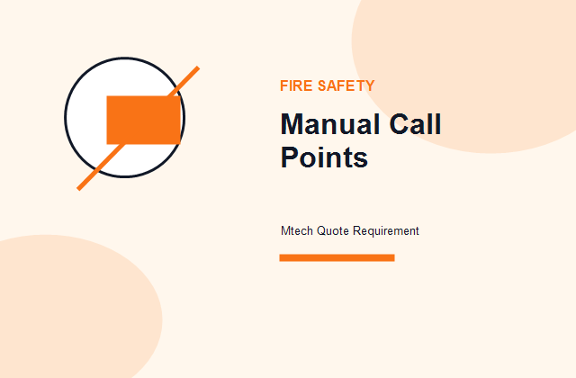 Manual Call Points