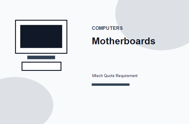 Motherboards