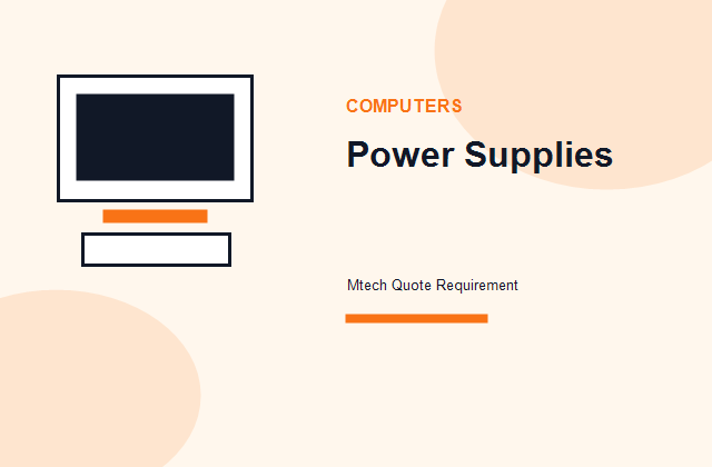 Power Supplies