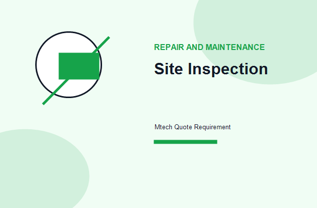 Site Inspection